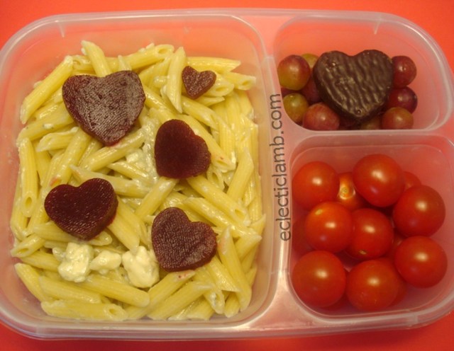 Pasta with Beet Hearts
