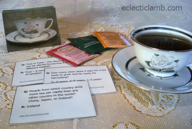 Tea Trivia Game