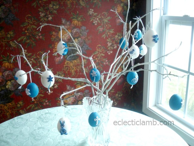 Quilled Eggs Tree