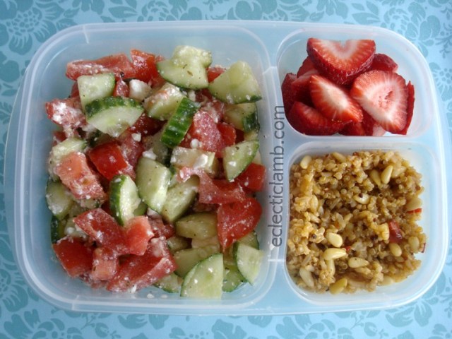 Tomato Cucumber Quinoa