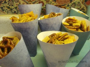 Chex Mix Cones