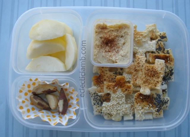 Puzzle Tortilla Chips Bento