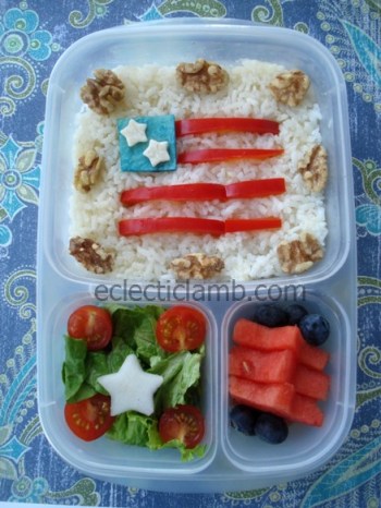 Flag Day Bento