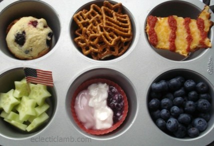 Independence Day Muffin Tin