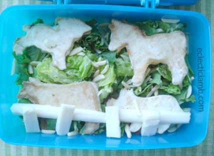 Kid Made Farm Animal Lunch