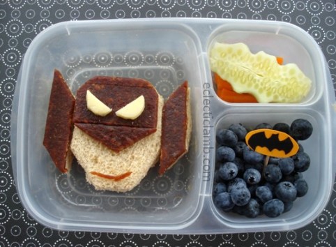 Batman themed lunch