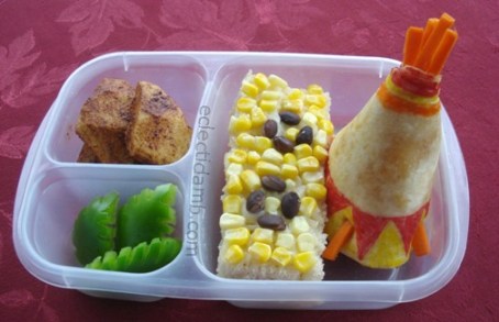 Native American Lunch Teepee Up