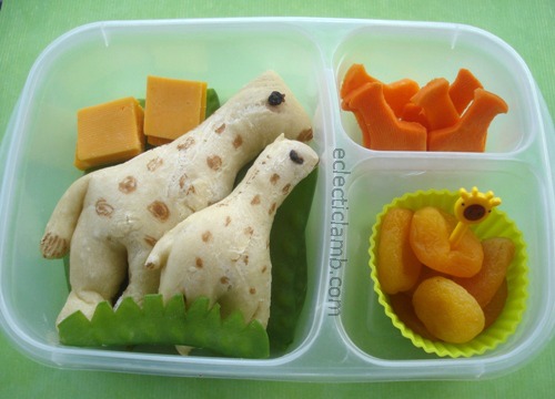 Giraffe Shaped Bread Lunch