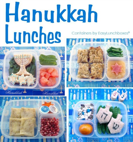 Hanukkah Lunch Collage