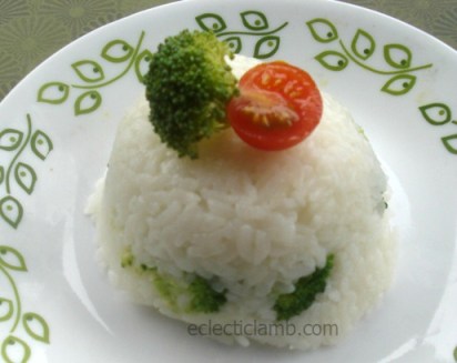 Rice with Broccoli and Cheese