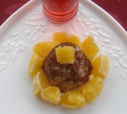 Cocoa Rice with Oranges