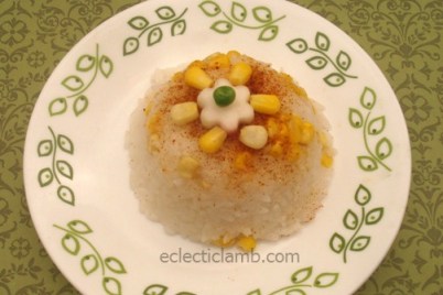 Rice with Corn and Garlic