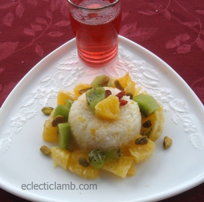 Orange Zest Rice with Fruit and Nuts