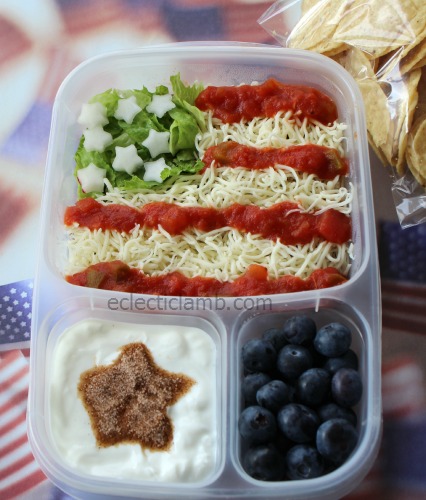 Taco Salad Flag Lunch