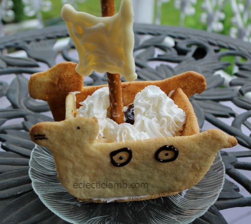 Viking Ship Sundae