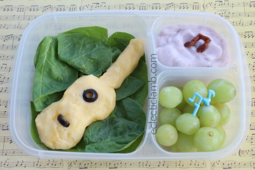 Guitar bento lunch