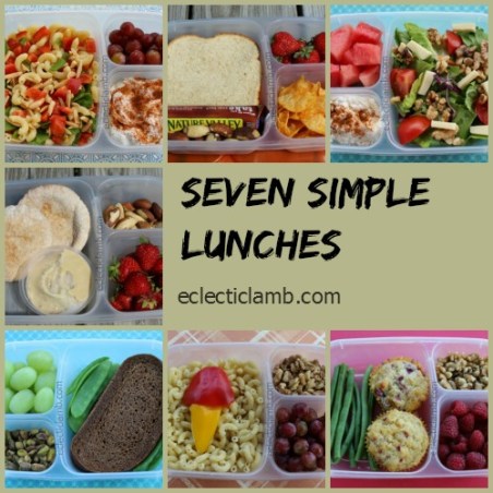 Seven Simple Lunches Collage