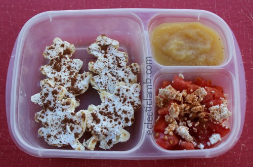 Fall leaves cream cheese naan