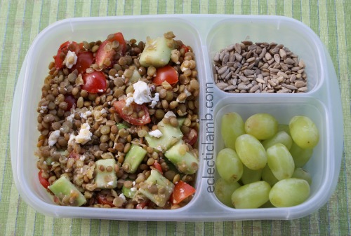 Lentil Feta Salad Protein Meal