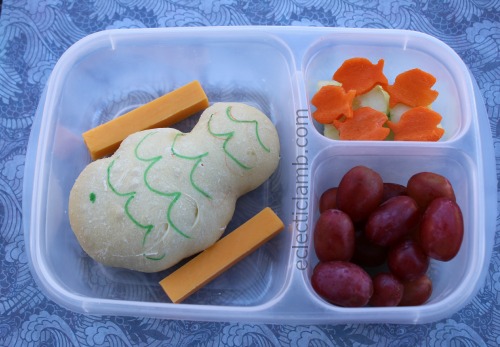 Fish Shaped Bread Lunch