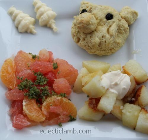 Christmas Breakfast Plate