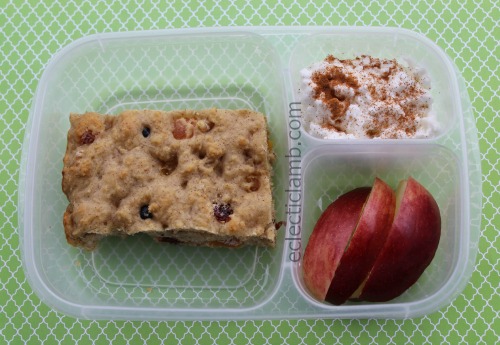 Fruit and Nut Bar Breakfast