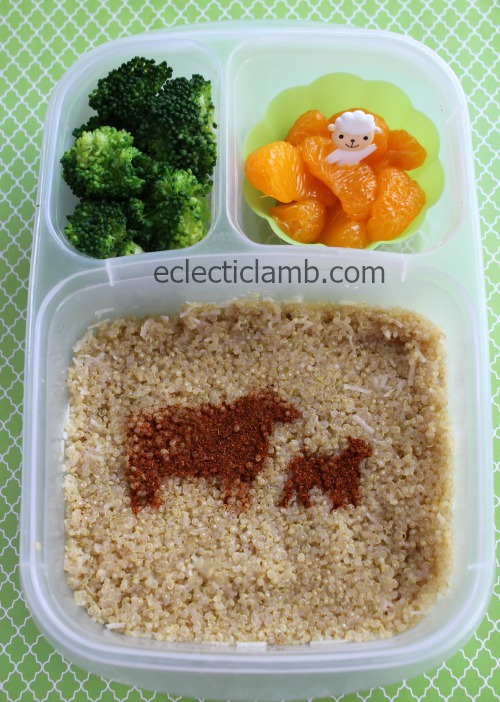 Sheep stencil food