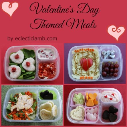 Valentine's Day Meals Collage