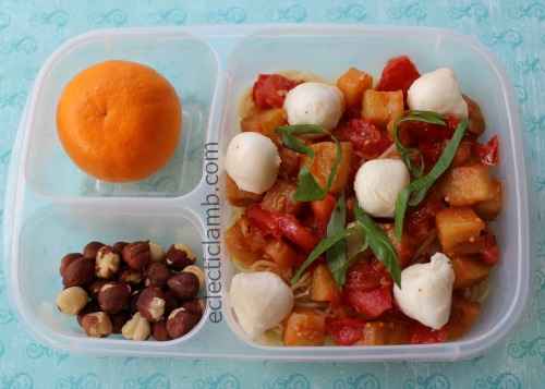 Angel Hair Eggplant Pomodoro