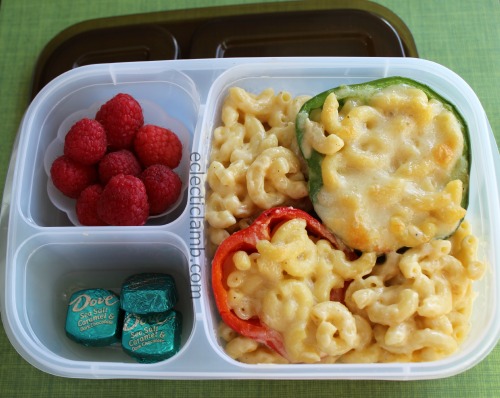 Mac and cheese stuffed peppers teen lunch