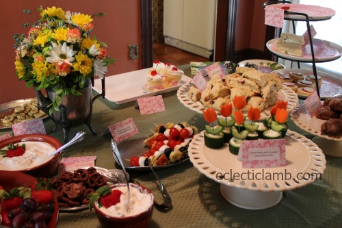 Tea Food Table after