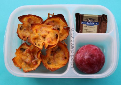 Vegetarian Wonton Taco Cups