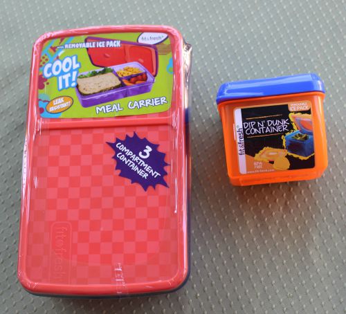 Cool It anD Dip N Dunk Containers Fit and Fresh