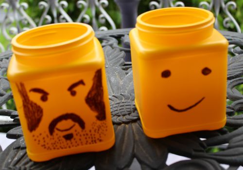 Make Own Lego Head Storage Containers