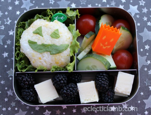 Pumpkin Onigiri Lunch