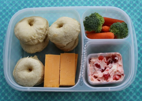 Bagels with Strawberry Butter Lunch