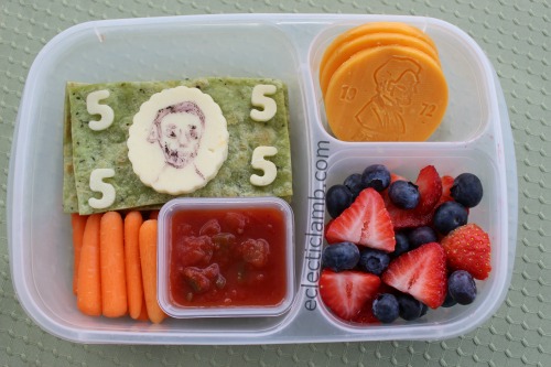 Abe Lincoln Money bento lunch