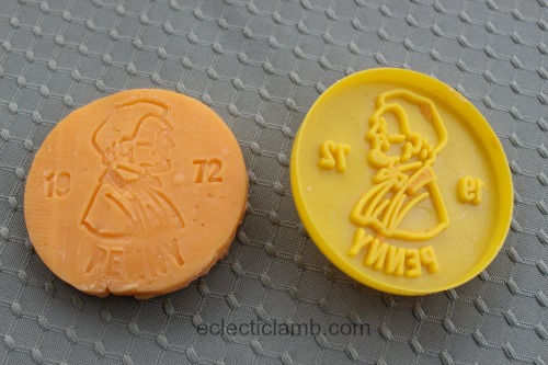 Cookie cutter cheese imprint