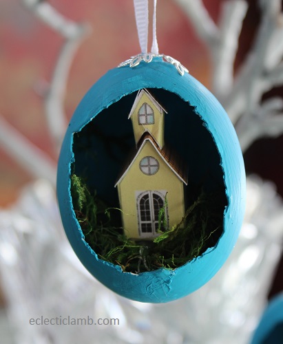 Church Easter Egg Tree Ornament