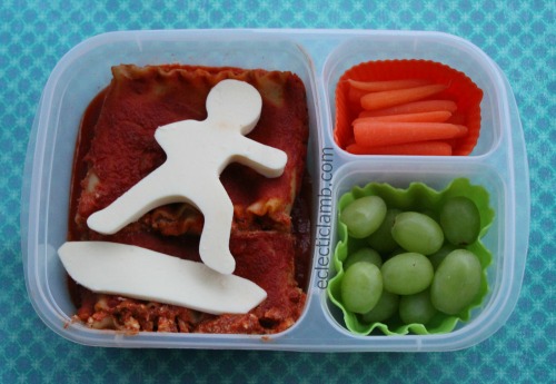 Snowboard Lasagna Lunch