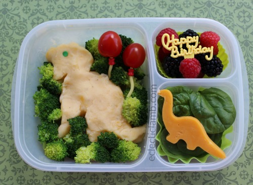 Dinosaur birthday lunch