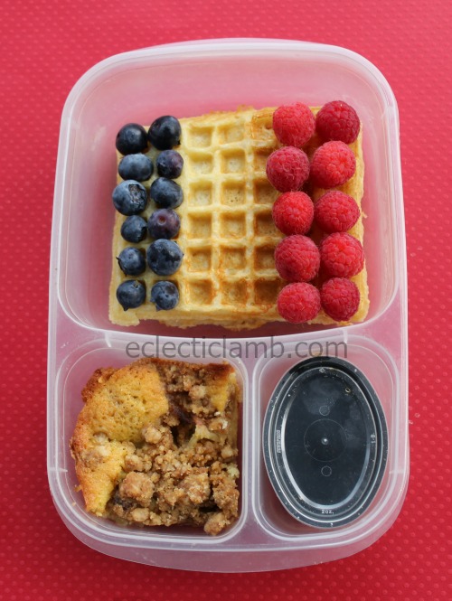 France Flag Waffle Lunch