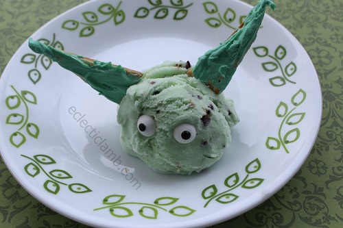 Yoda Ice Cream candy melt ears