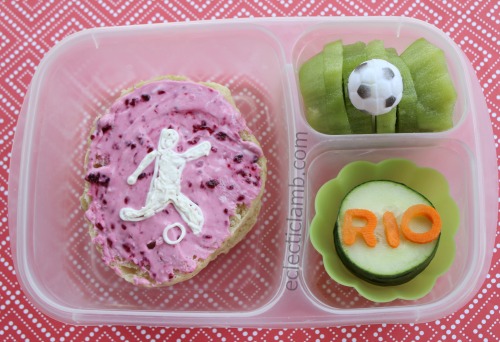 olympics soccer themed lunch