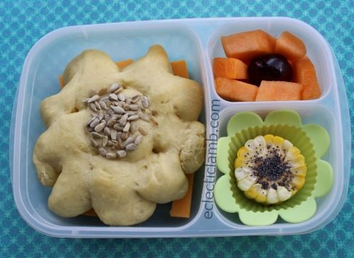 Sunflower bread lunch