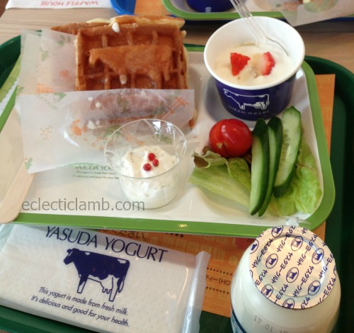yasuda-yogurt-cow-waffle-meal