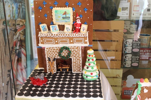 gingerbread fireplace