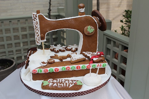 gingerbread sewing machine
