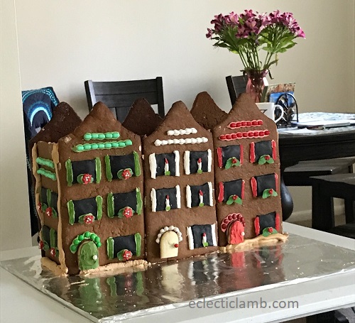 topless gingerbread houses