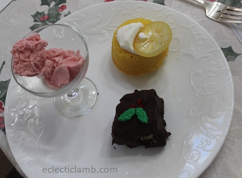 Course 6 Holly Themed Meal